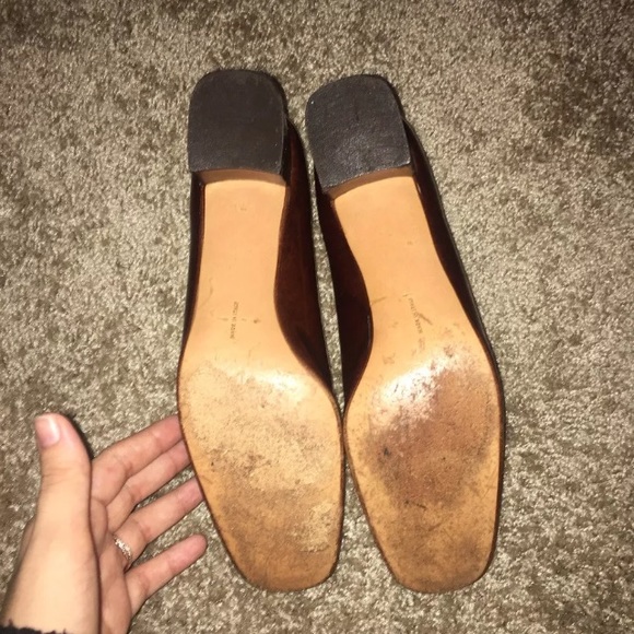 Salvatore Ferragamo Chestnut/Burgundy Heels - Picture 3 of 4